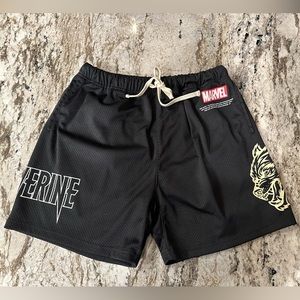 Darc Sport X Marvel Wolverine collaboration mesh shorts